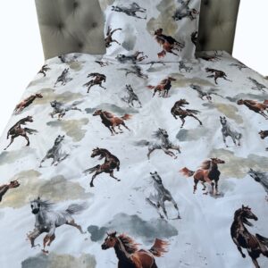 Voodipesukomplekt "Hobune" 150x210cm