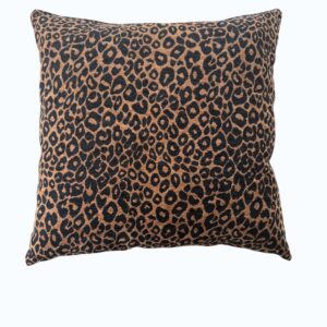 Dekoratiivpadi “Leopard” pruun-must